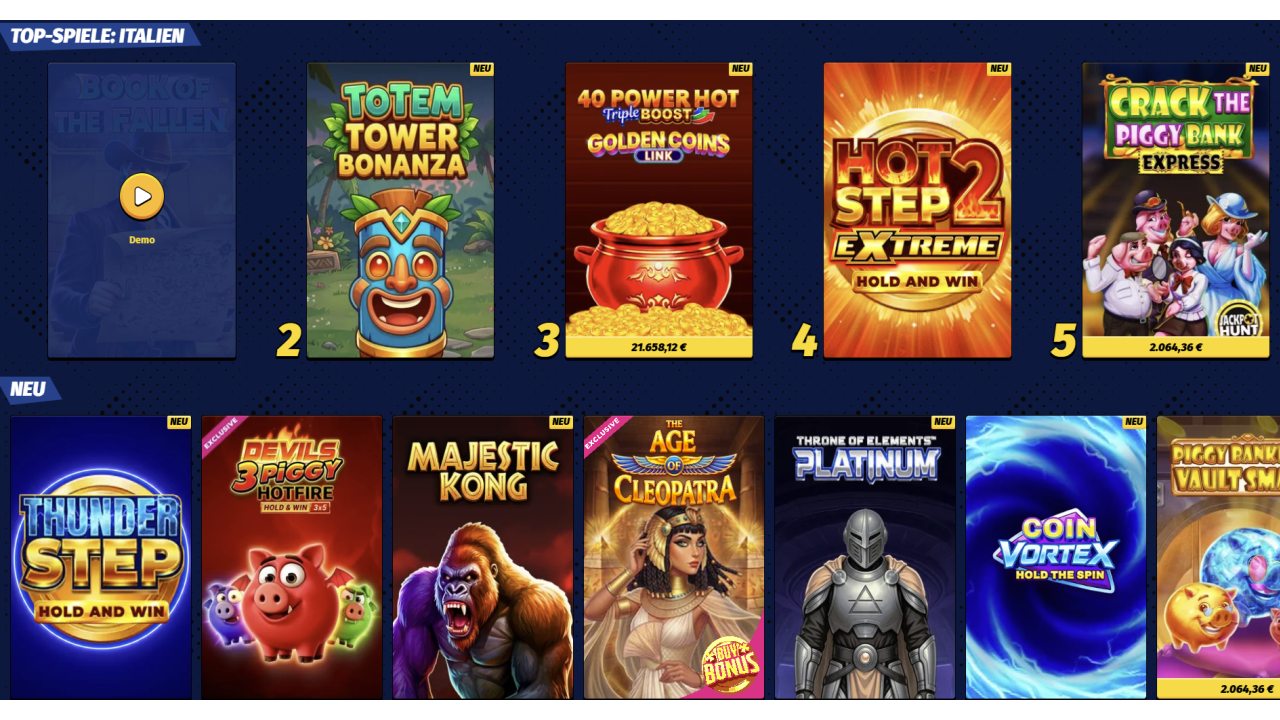 BigClash Casino games