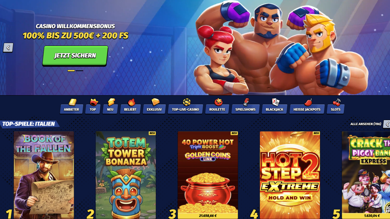 BigClash Casino website